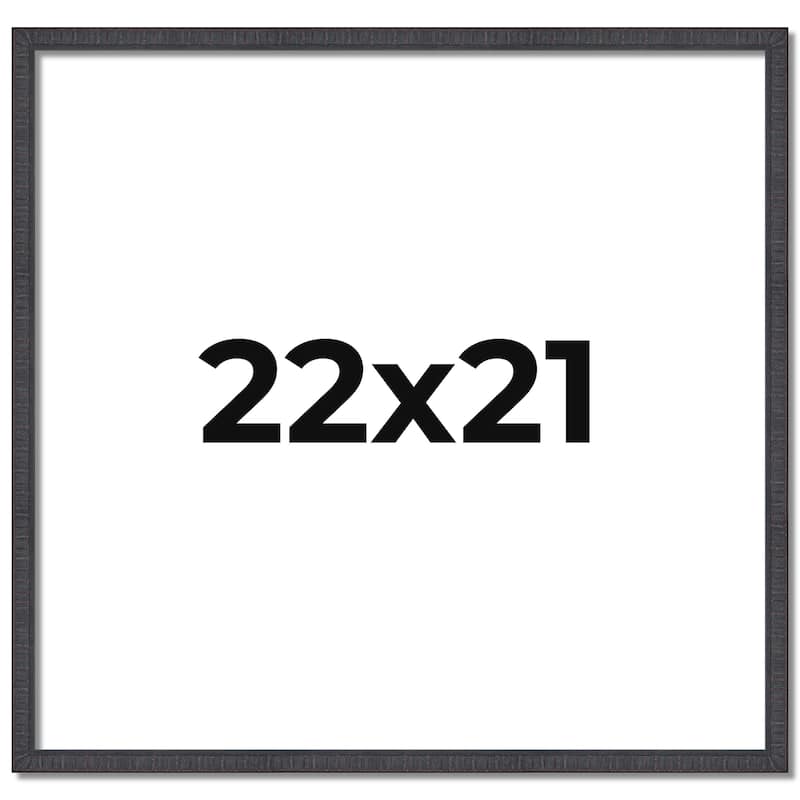 22x21 Frame Brown Solid Wood Picture Frame - Complete Modern Photo