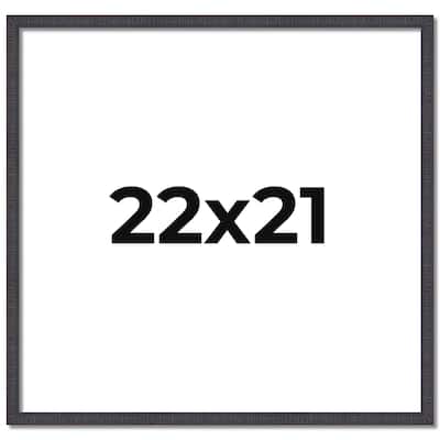 22x21 Frame Brown Solid Wood Picture Frame - Complete Modern Photo