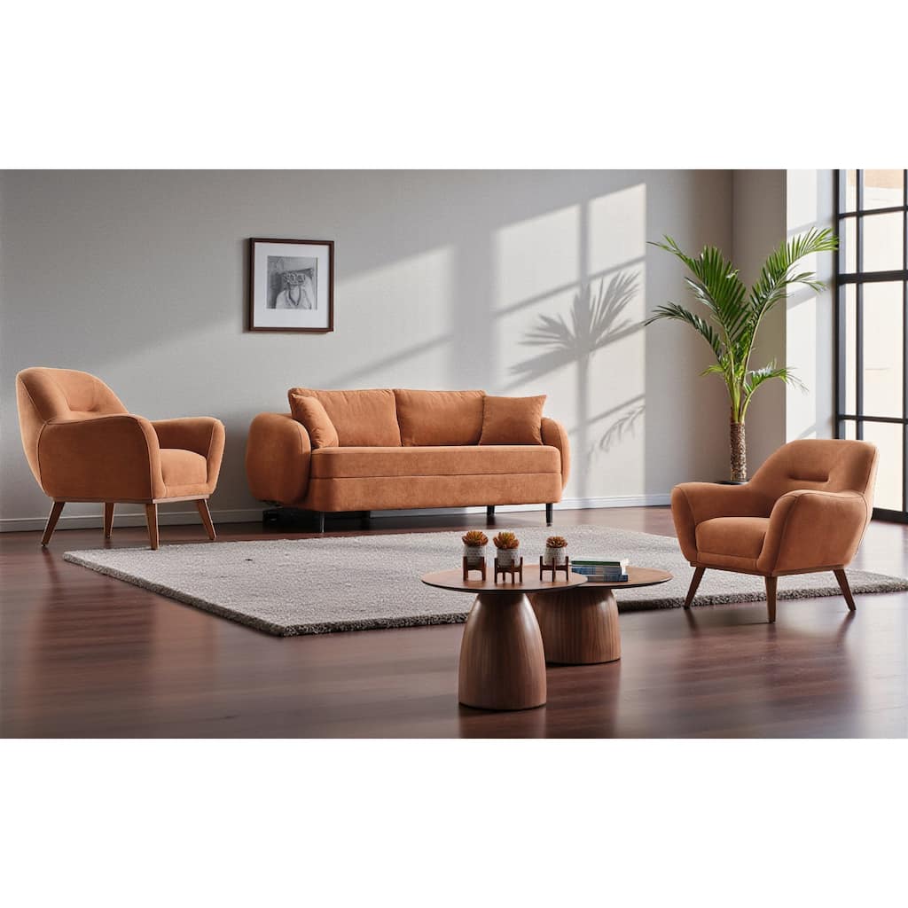 Havenbrook 3 Pieces Living Room Sets 2 Sofa 1 Chair