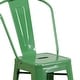 preview thumbnail 83 of 97, 24'' High Metal Indoor-Outdoor Counter Height Stool with Back