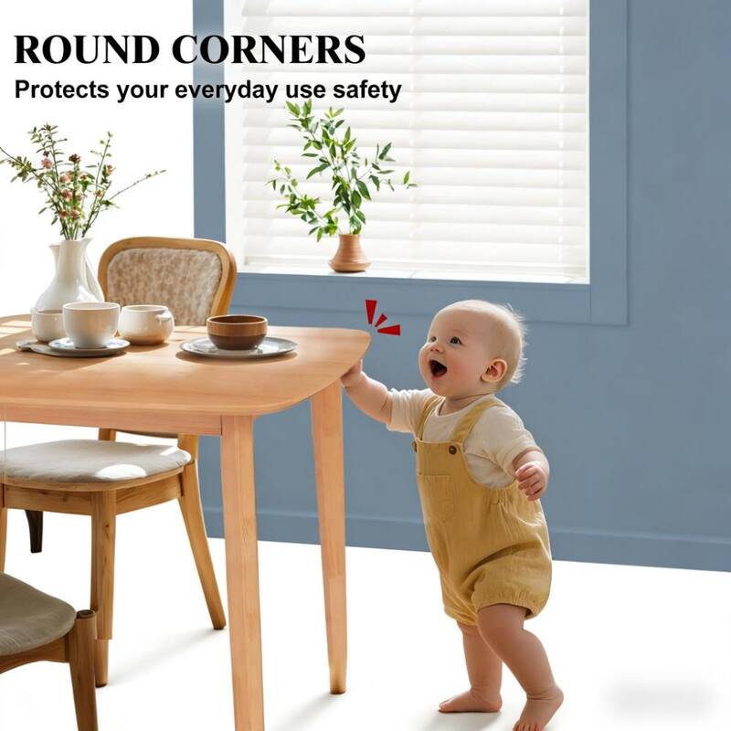 Nordic Style Rectangular Kitchen Table, Wood Dining Table with Large Tabletop - Natural