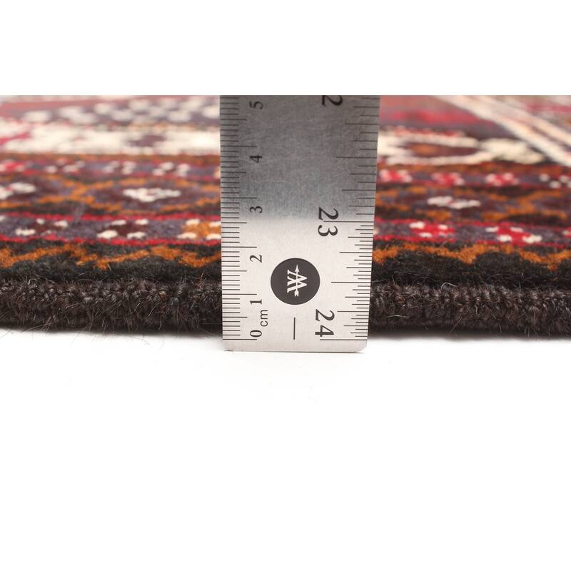 ECARPETGALLERY Hand-knotted Teimani Dark Grey Wool Rug - 2'8 x 4'8