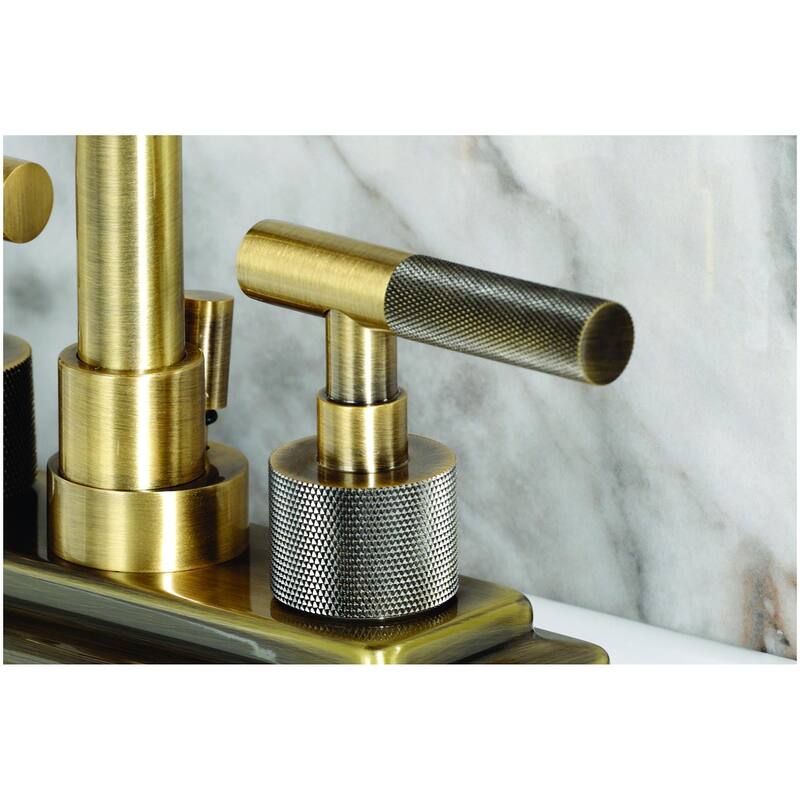 Kingston Brass KS664.KNL Convergent 1.2 GPM Centerset Bathroom Faucet