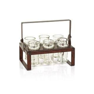 FLOOR !"  CERAMIC SHOT GLASS 2 TEQUILA "1 TEQUILA 3 TEQUILA 