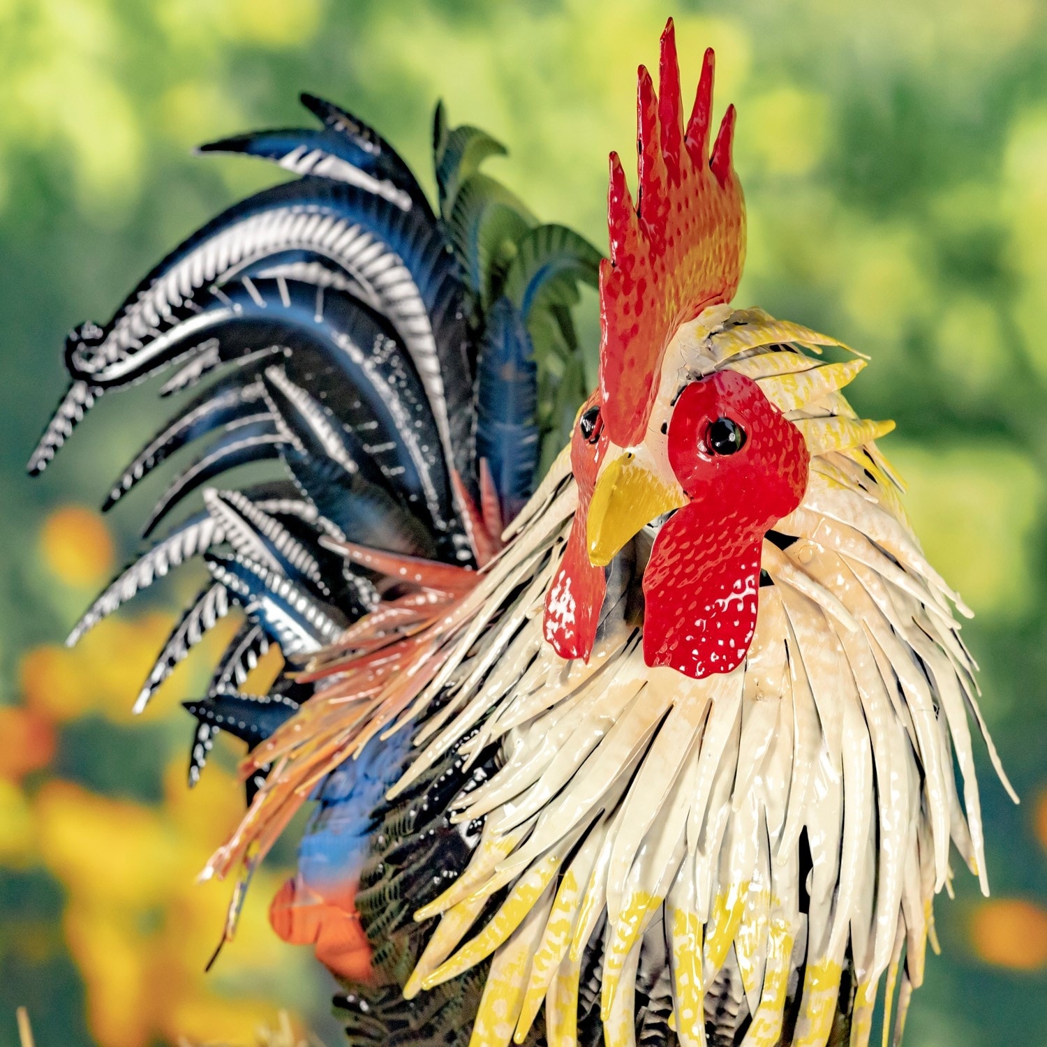 27 Inch Tall Painted Iron Rooster Decoration Chester - Bed Bath \u0026 Beyond -  37286613, image size:1500x1500