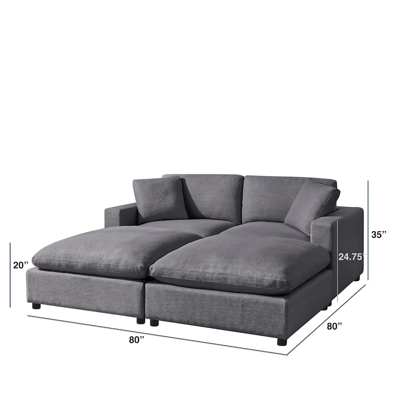 Cambrai 4-Piece Modular Chofa Sectional by Greyson Living