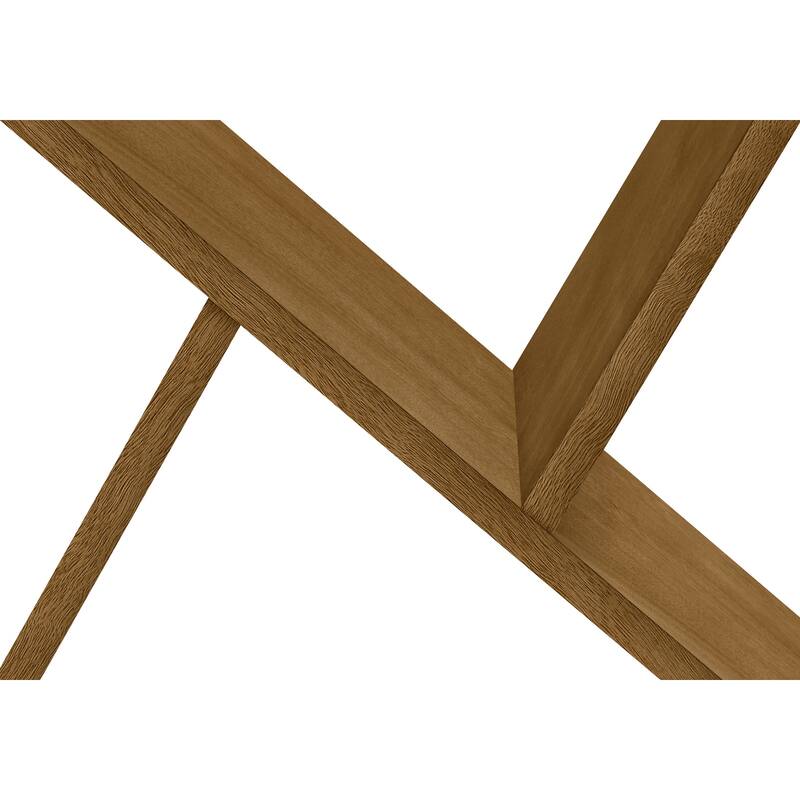 Contemporary Accent Table, Narrow Side/End Table for Living Room, Small Nightstand for Bedroom, 24" L x 11.75" W x 24.25" H