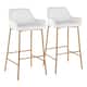 Option White Faux Leather