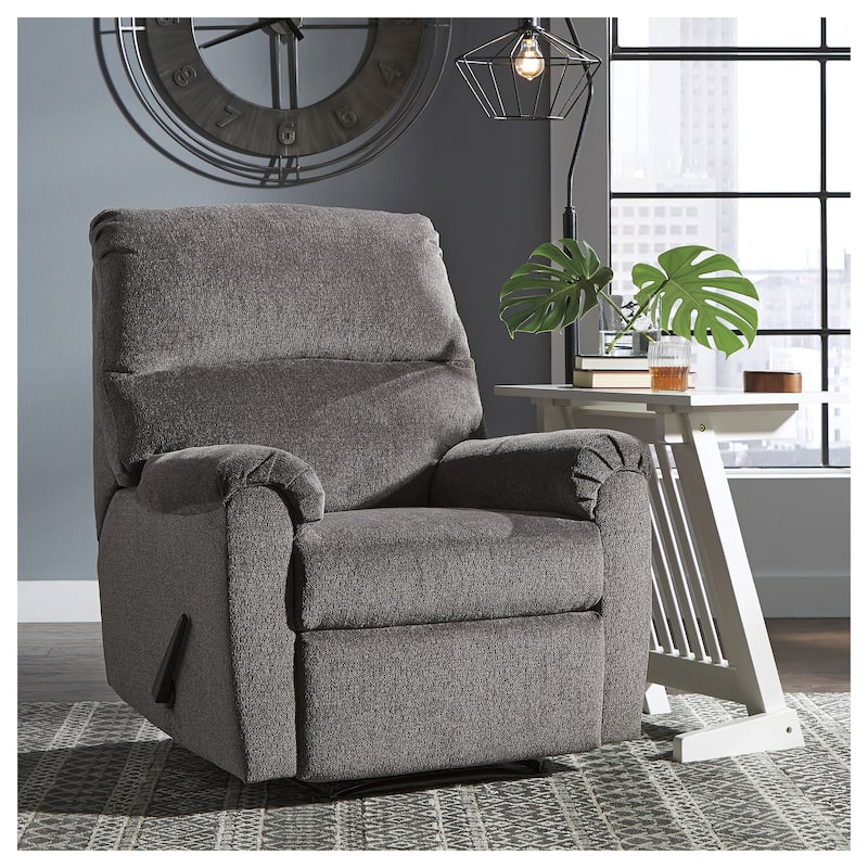 Nerviano Traditional Zero Wall Recliner Gray