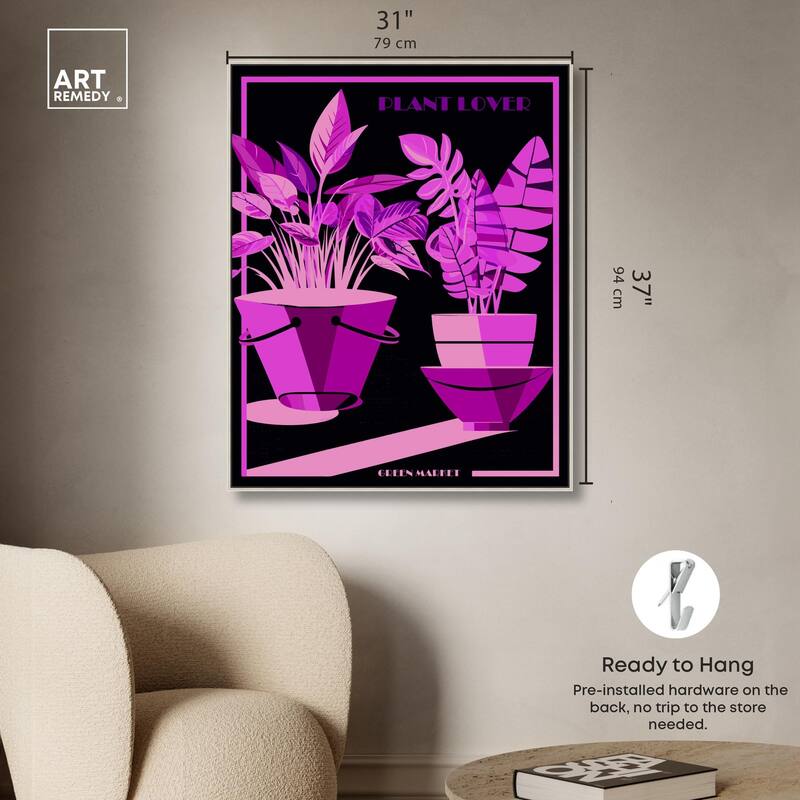 Plant Lover Canvas by Art Remedy
