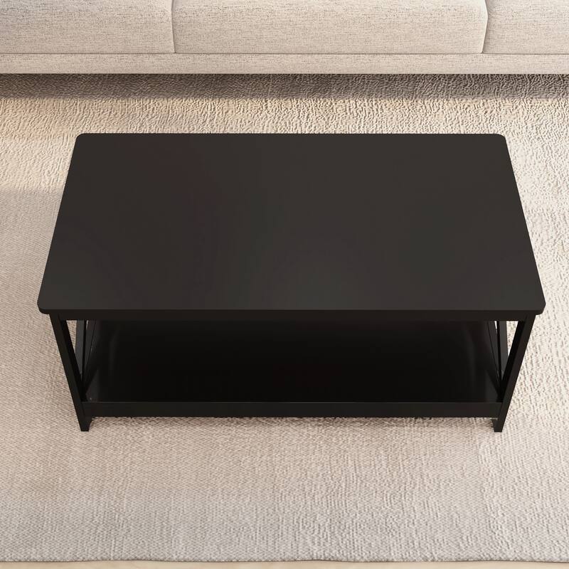 Black Coffee Table Center Table Rustic Sofa Side Table