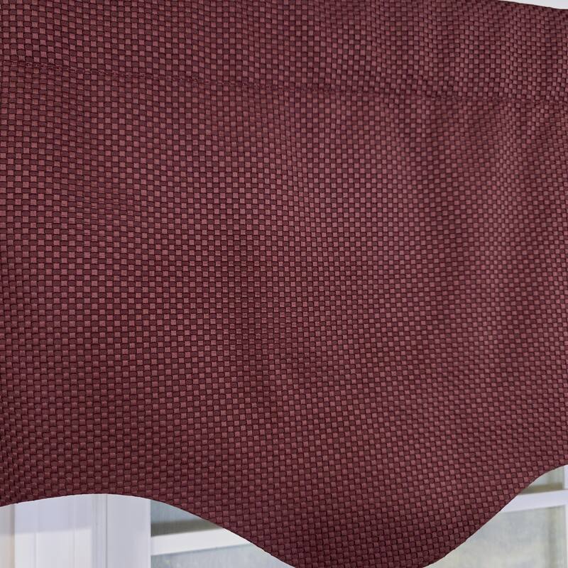 RLF Home Basket Weave Regal Valance