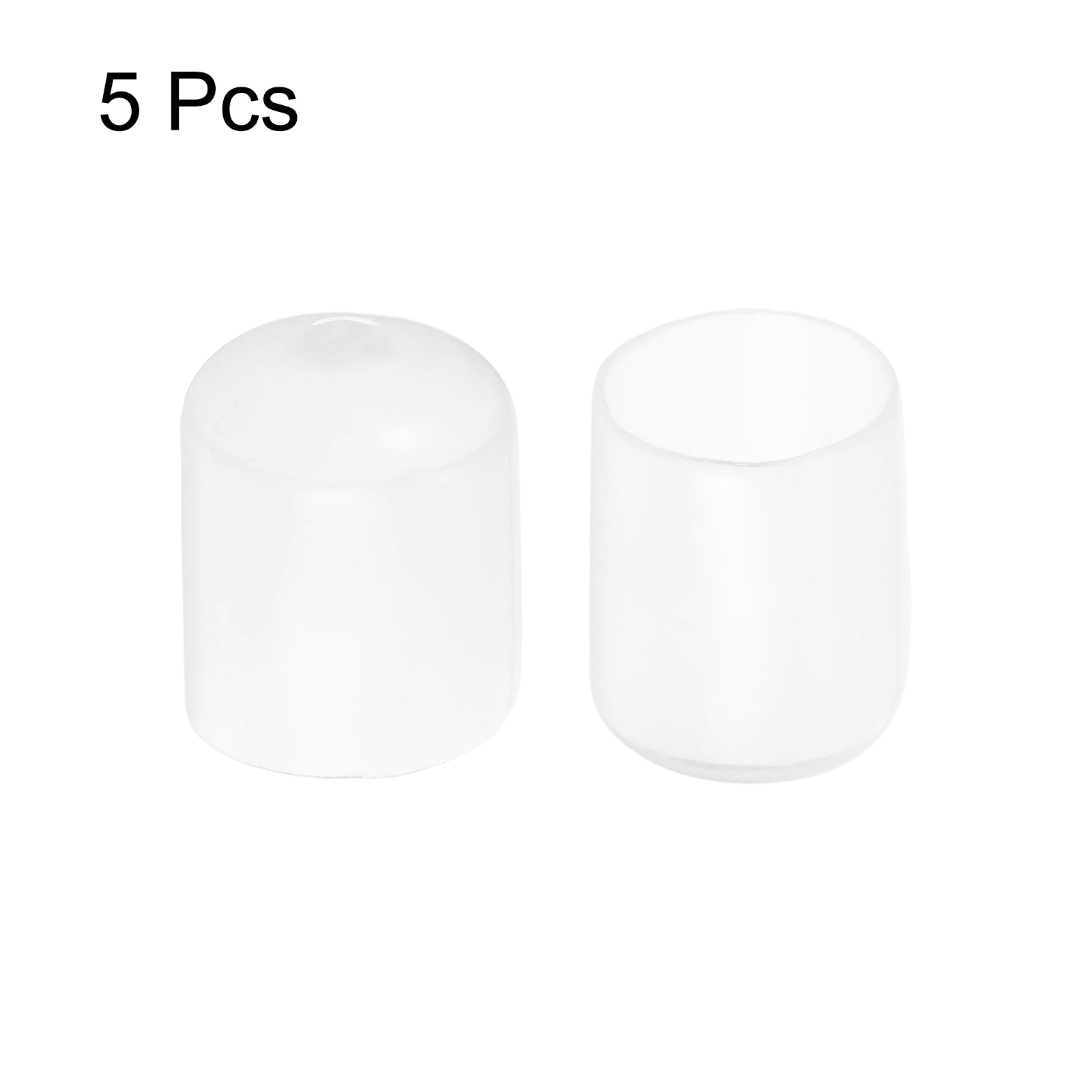 Rubber End Caps ID Vinyl Round Tube Bolt Cap Cover Thread Protectors