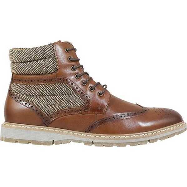 stacy adams wingtip lace boots