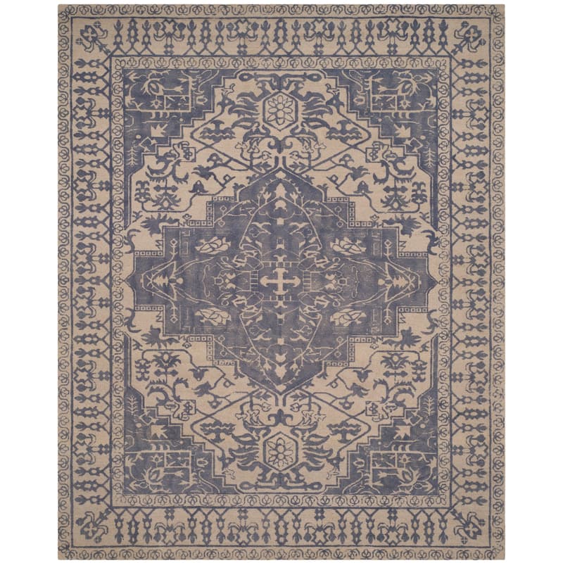 SAFAVIEH Handmade Restoration Vintage Boho Grisha Oriental Wool Rug