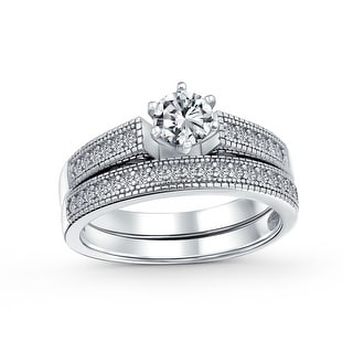 Stainless Steel Prong-Set Flower Solitaire Engagement Ring with Clear CZ Stainless Steel Prong-Set Flower Solitaire Engagement Ring with Clear CZ