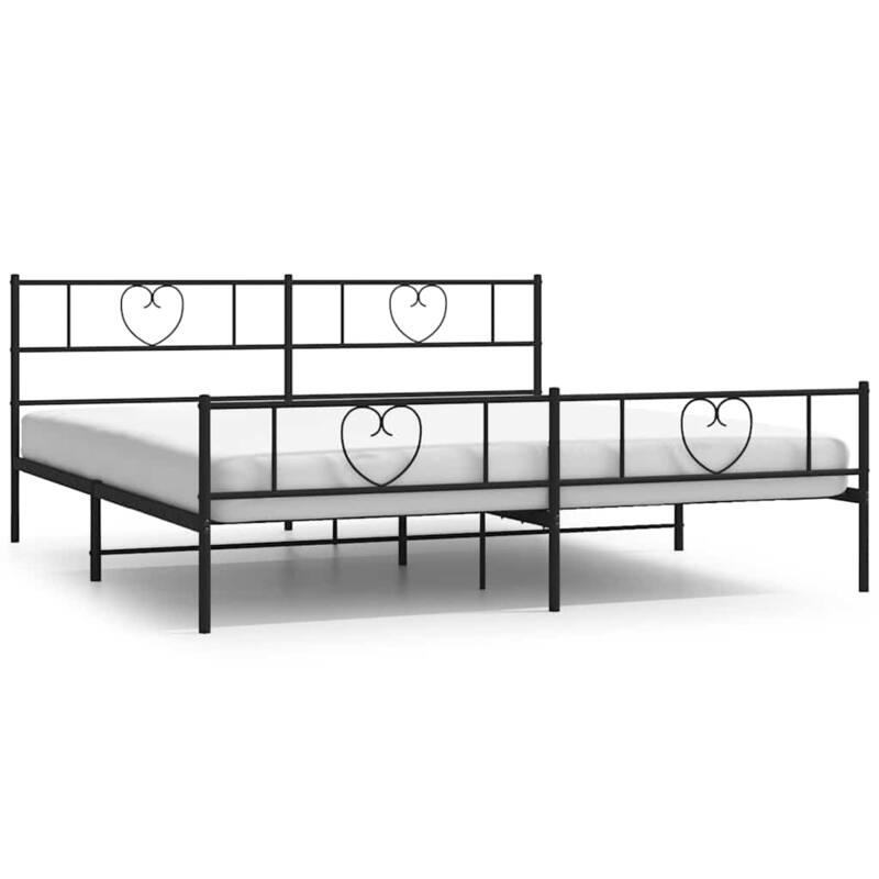 vidaXL Metal Bed Frame, No Mattress