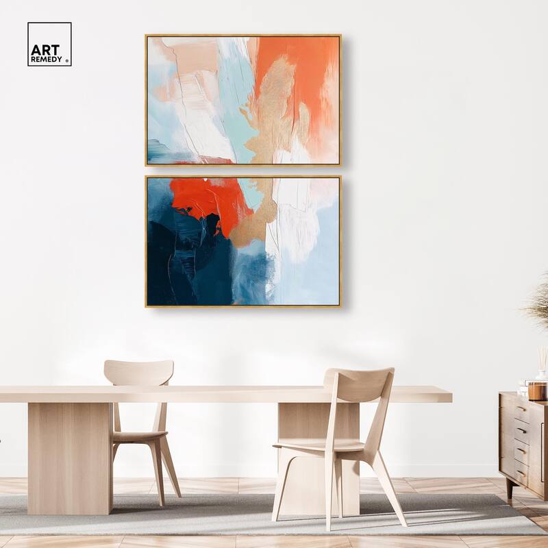 Bold and Bright II Canvas Set of 2 by Art Remedy