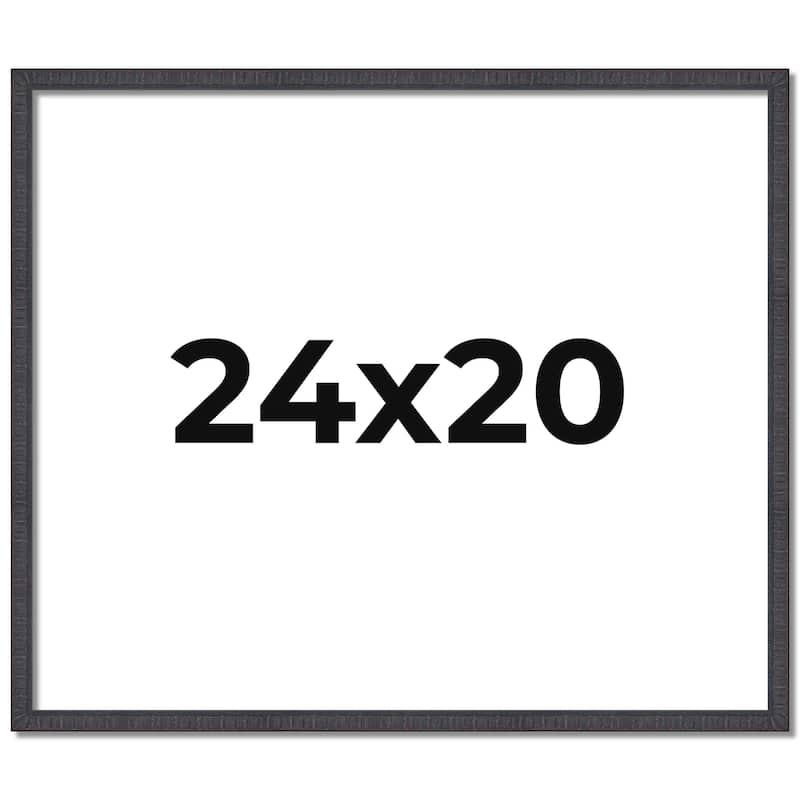 24x20 Frame Brown Picture Frame - Complete Modern Photo Frame Includes