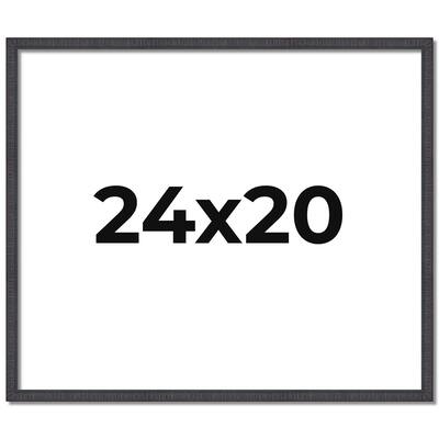 24x20 Frame Brown Picture Frame - Complete Modern Photo Frame Includes