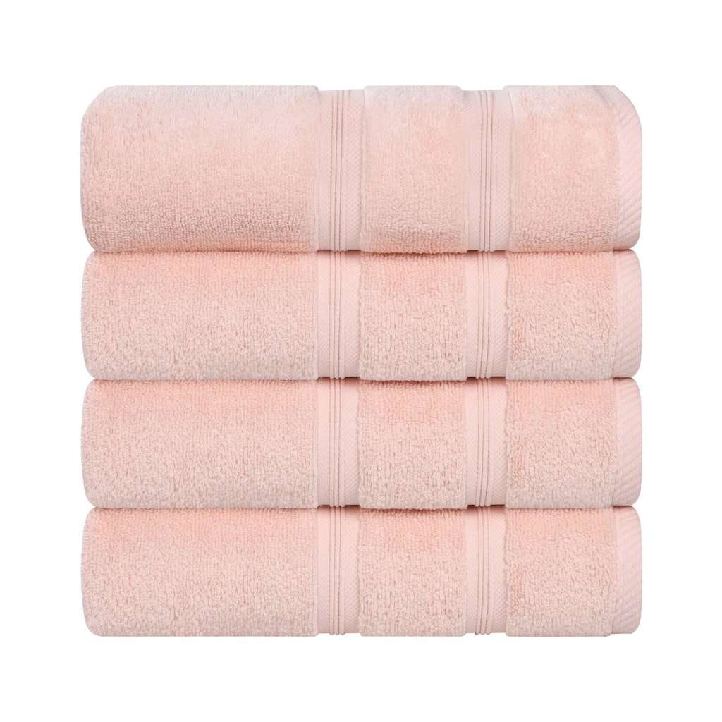 Blue Nile Mills Zero Twist Cotton Bath Towels, Set of 4