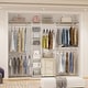 preview thumbnail 34 of 38, 96'' Wide Heavy-duty Closet Organizer, Walk-in Closet System with Drawers and Tower Kit