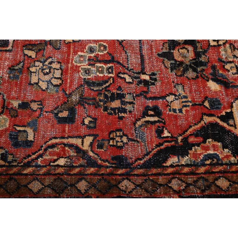 ECARPETGALLERY Hand-knotted Antalya Vintage Dark Copper Wool Rug - 4'2 x 6'7