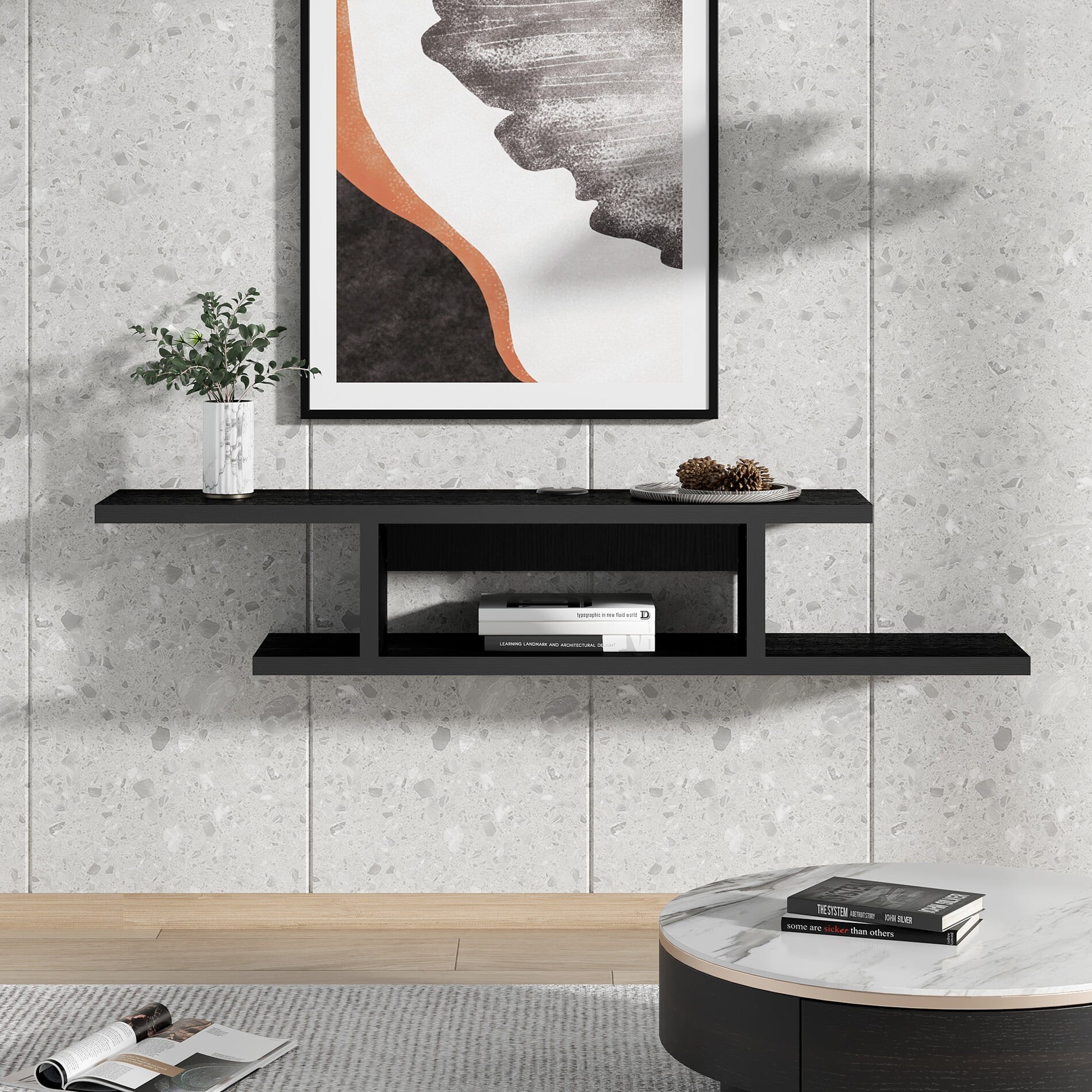 50 inch floating tv stand