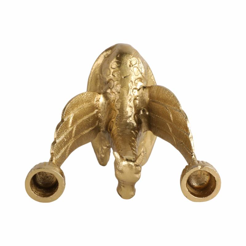 Metal Giraffe with Wings Taper Candle Holder - Gold, 6 in. - 7.0"
