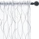 preview thumbnail 30 of 53, Deconovo Rod Pocket Pattern Sheer Curtains for Living Room Pair (2 Panels)