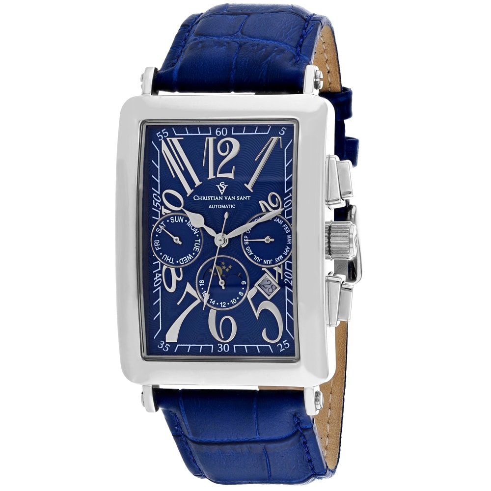 Christian Van Sant Men's Prodigy Blue Dial Watch - CV9137 - One Size