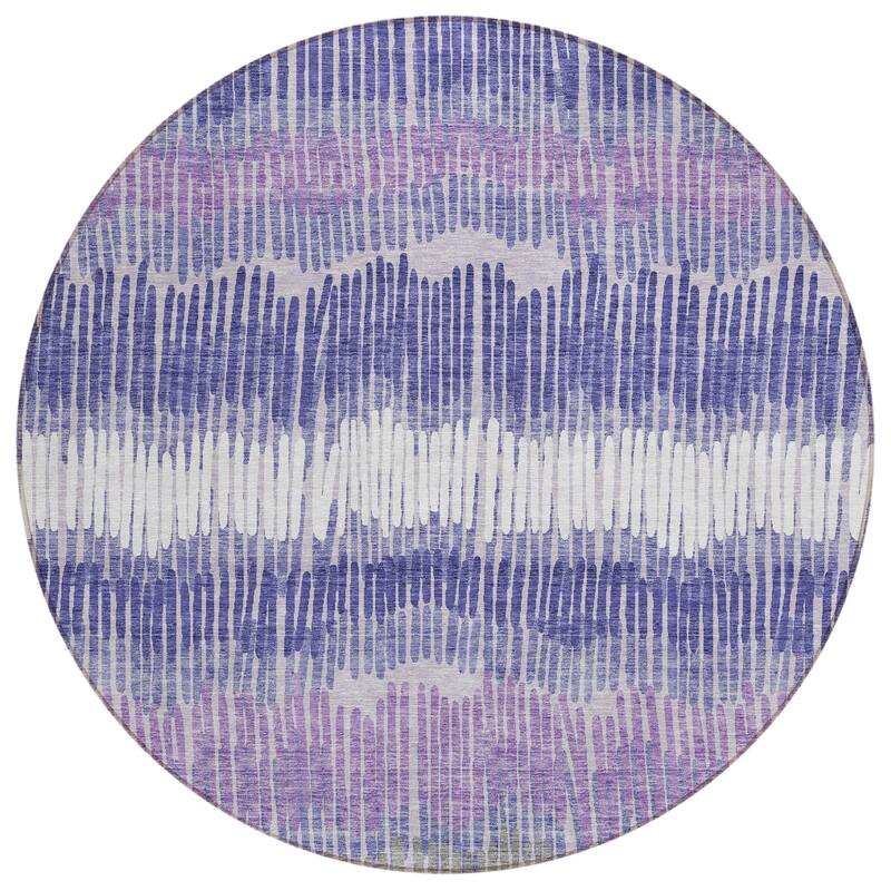 HomeRoots Striped Transitional Rectangle Outdoor Rug