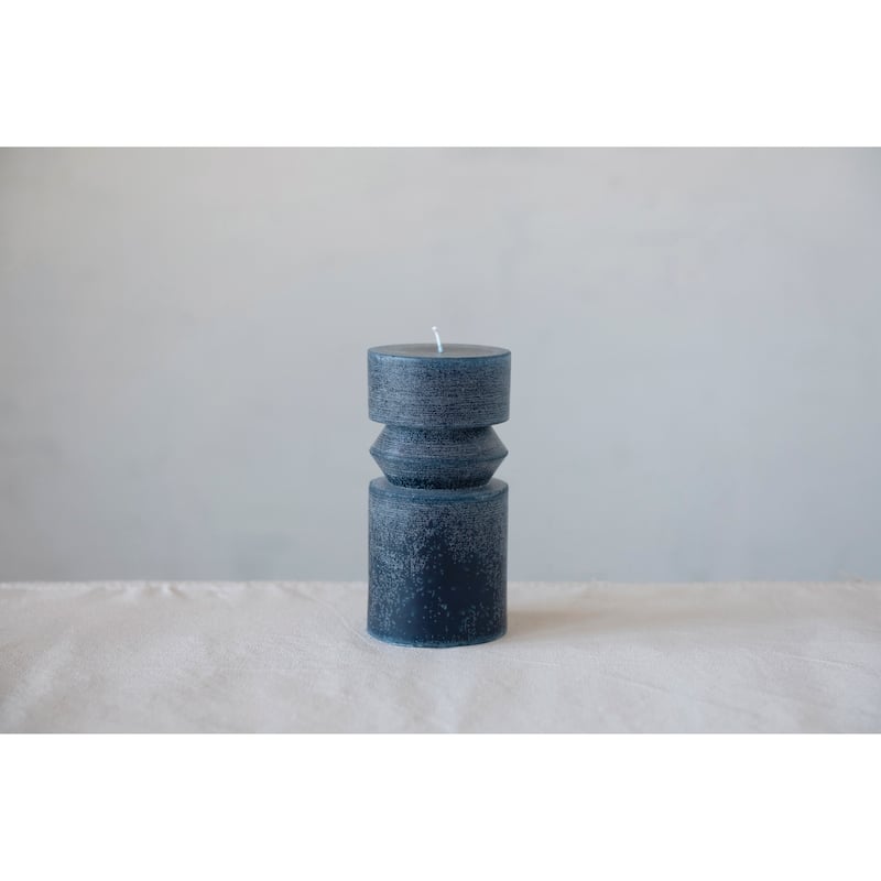 Unscented Totem Pillar Candle