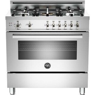 Shop Bertazzoni Pro365gas 36 Inch Wide 4 4 Cu Ft Free Standing