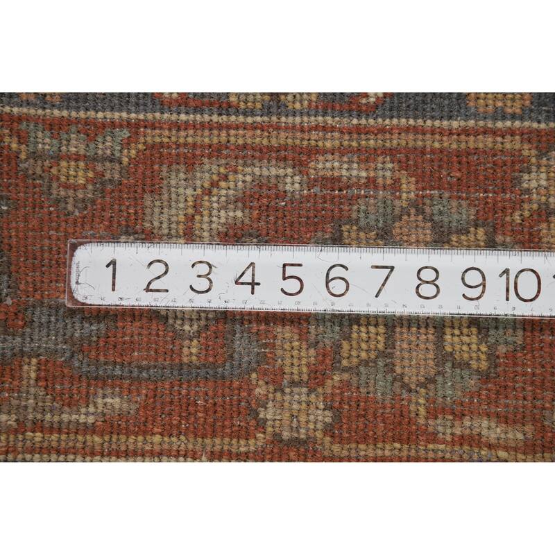 Hand Knotted Oriental 100% Wool Carpet Traditional Floral Beige & Ivories Heriz (serapi) Area Rug - 8' 0'' X 4' 10''