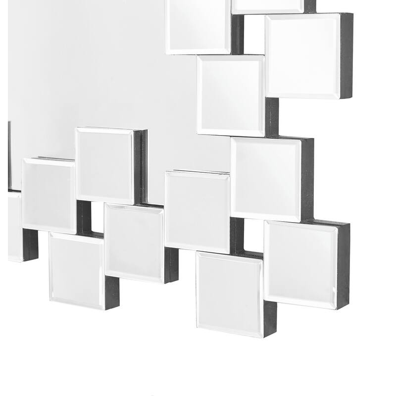 Sparkle 47 in. Contemporary Rectangle Mirror in Clear
