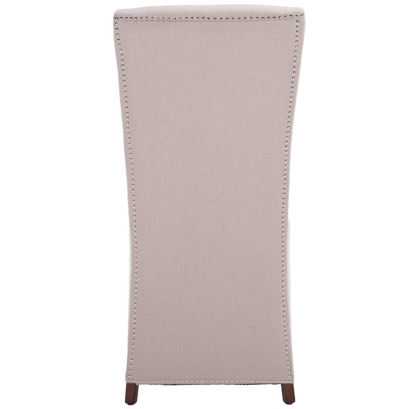 SAFAVIEH Iesha Bacall Velvet Dark Champagne Dining Chair - 24" x 28.3" x 47" - 24"Wx28"Dx47"H