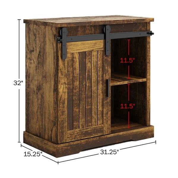 Tall TV Stand for up to 34-Inch TVs, Brown Woodgrain - On Sale - Bed ...