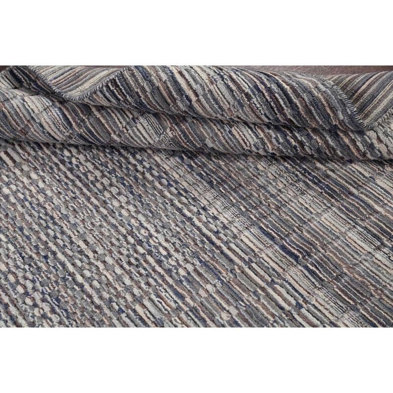 Stunning Geometric Modern Moroccan Oriental Area Rug Wool Hand-knotted - 5'0" x 7'6"