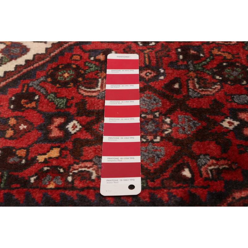 ECARPETGALLERY Hand-knotted Andelz Red Wool Rug - 3'4 x 5'2