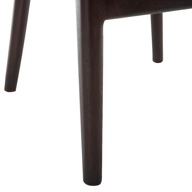 SAFAVIEH Brando Solid Wood Rattan 30-inch Seat Height Bar Stool (Fully Assembled) - 22.3" W x 20.5" L x 39" H