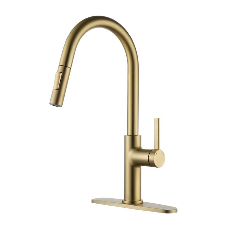 Single Handle Pull-Down Sprayer Kitchen Faucet