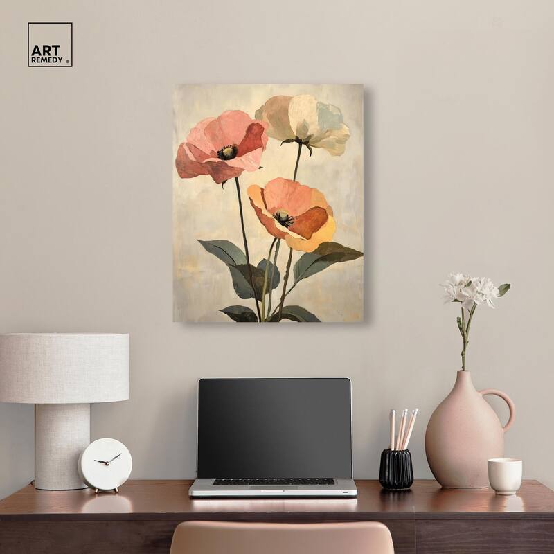 Blush and Ochre I Canvas by Art Remedy, Gallery Wrapped
