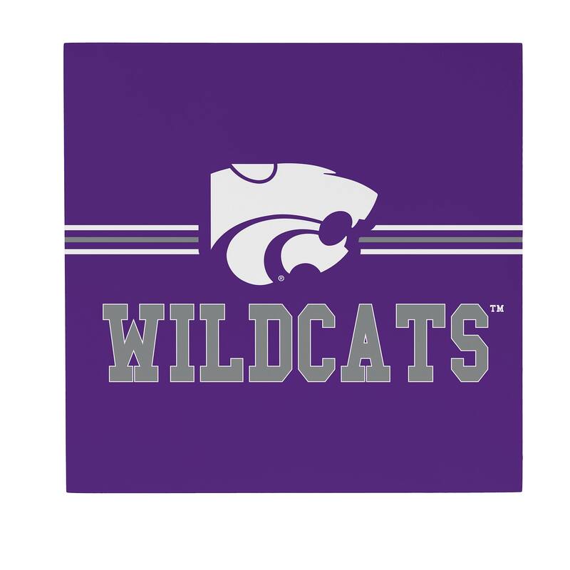 Kansas State University Wooden Door Decor Wall Sign - Multi-Color