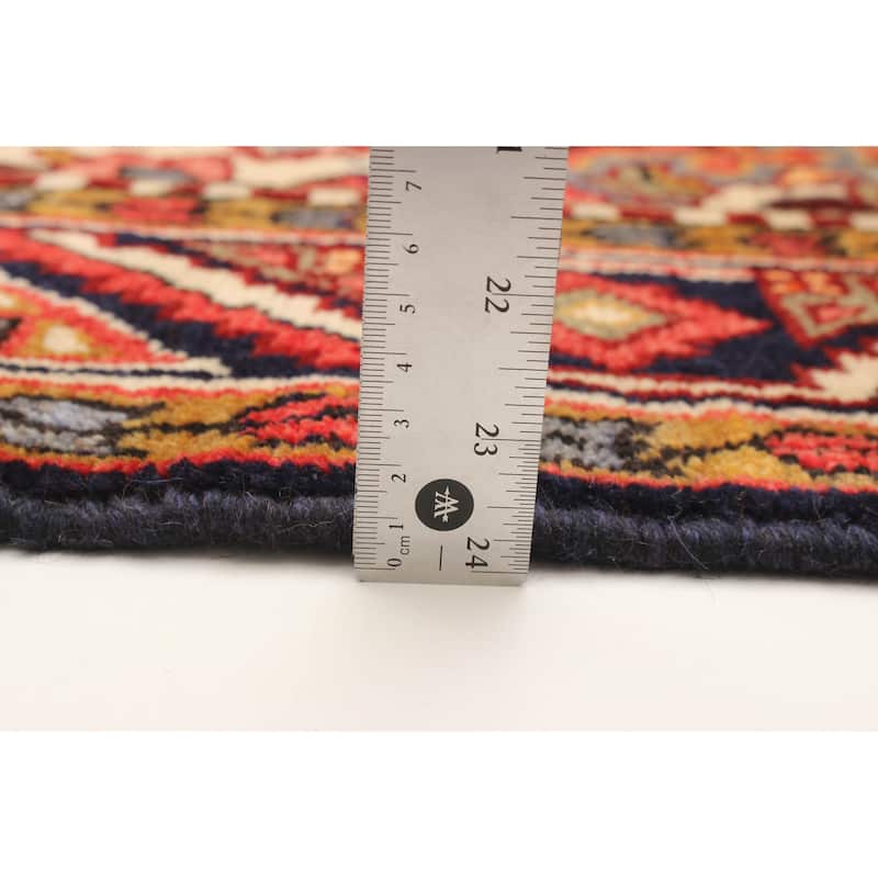 ECARPETGALLERY Hand-knotted Anatolian Vintage Red Wool Rug - 4'11 x 9'5