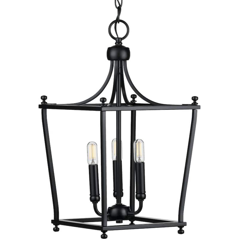 Progress Lighting Parkhurst 3 Light 11" Wide Pendant - Matte Black