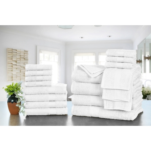 Madison Park Signature 800GSM 100% Cotton Luxurious Bath Towel Set Highly