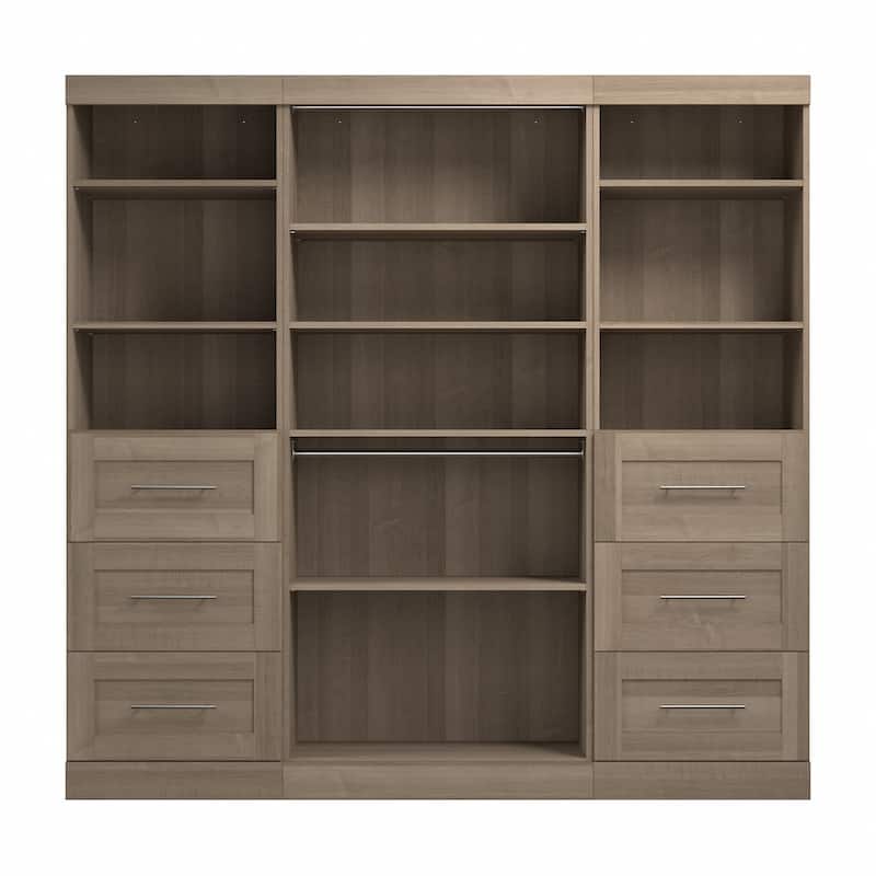 Pur 86W Closet Organization System with Drawers by Bestar - 86"
