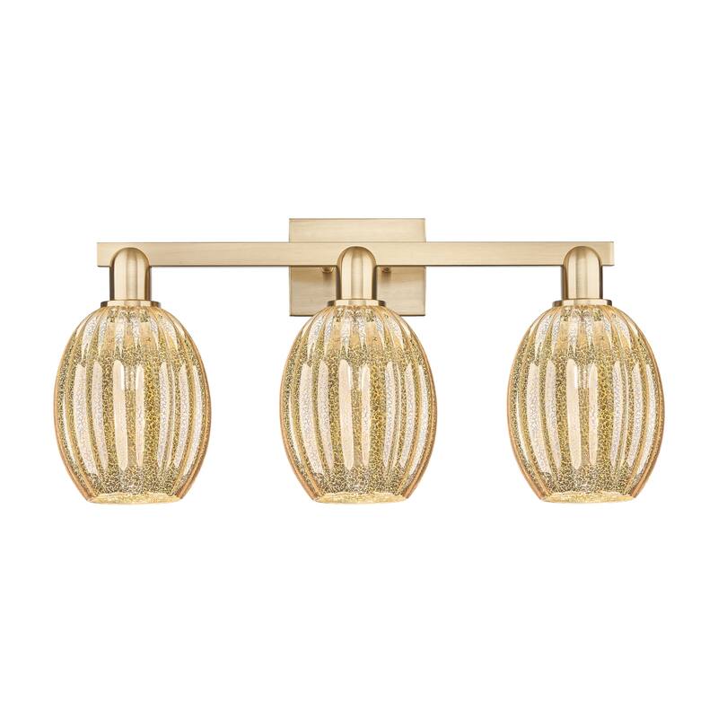 Innovations Lighting 716-3W-13-26 Preston Vanity Preston 3 Light 26" - Champagne Bronze / Mercury