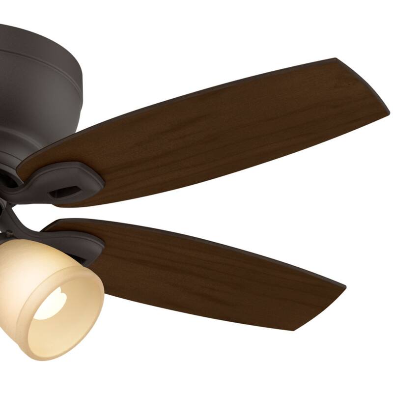Casablanca 44" Durant Low Profile Ceiling Fan with LED Light Kit and Pull Chain